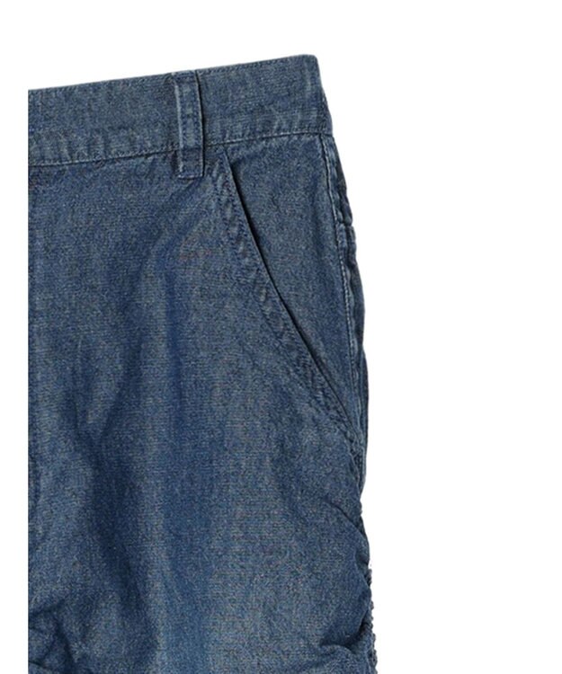 Green Parks ・ＳＵＧＡＲ　ＳＰＯＯＮ　シャーリングデニムスカート Indigo