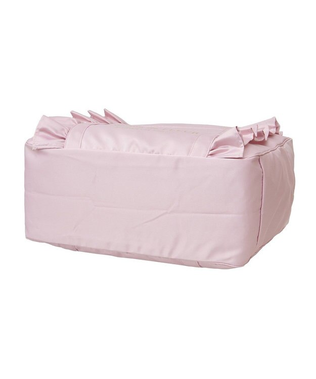 Maison de FLEUR EC限定サテンフリルキャリーオンバッグ Black