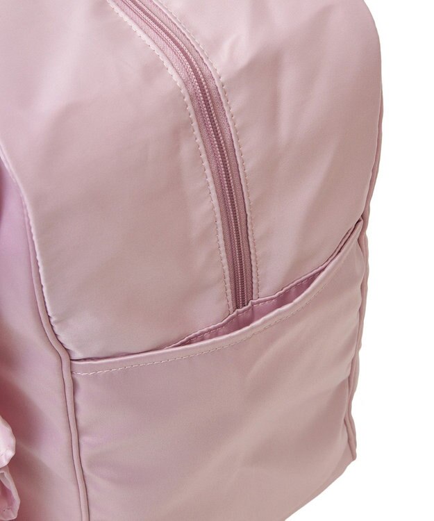 Maison de FLEUR EC限定サテンフリルキャリーオンバッグ Black