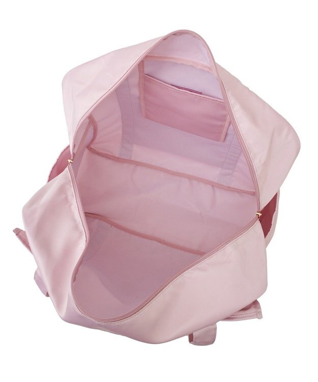 Maison de FLEUR EC限定サテンフリルキャリーオンバッグ Black