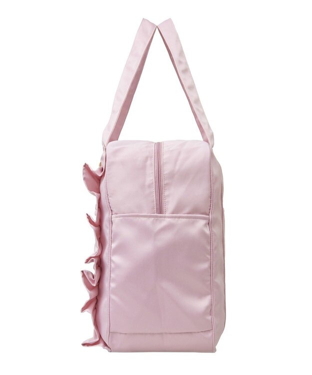 Maison de FLEUR EC限定サテンフリルキャリーオンバッグ Black