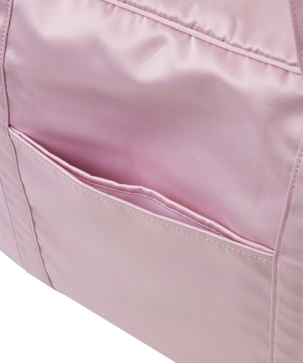 Maison de FLEUR EC限定サテンフリルキャリーオンバッグ Black