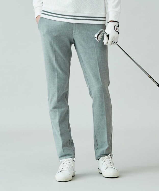23区GOLF きれい見えの秋冬定番素材【MEN】【ストレッチ】ＴＲストレッチ ベーシックパンツ