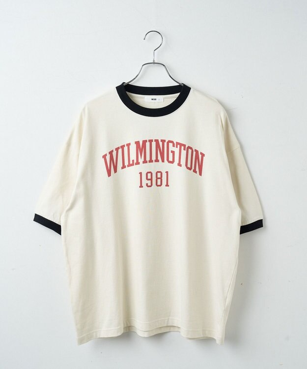 WEGO グラフィックリンガーBIG　T（S） オフホワイト