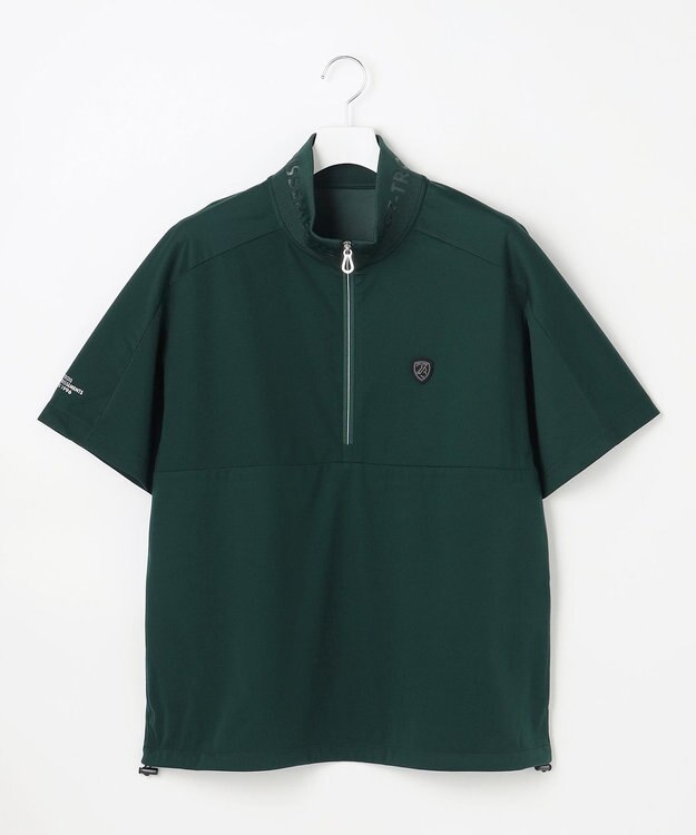 23区GOLF 【MEN】エアリージャージ半袖プルオーバー ダークグリーン系