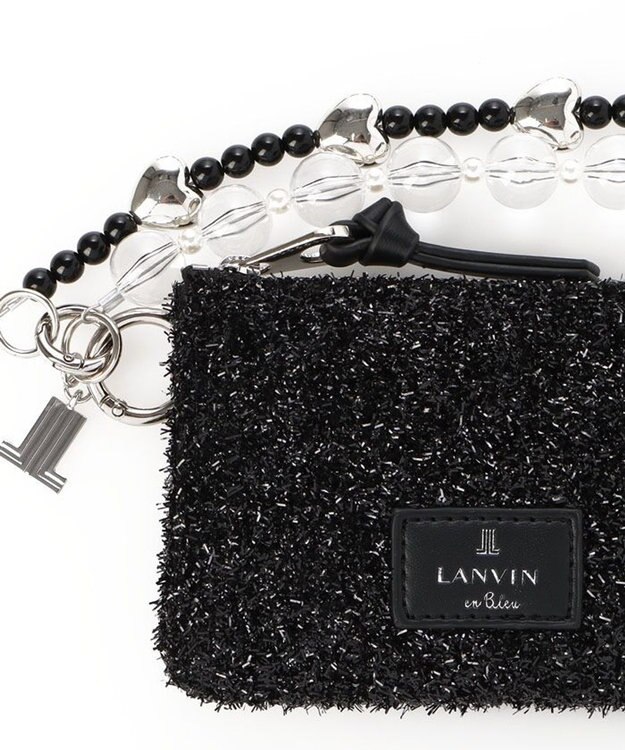 LANVIN en Bleu ジュエル スマホストラップ ブラック