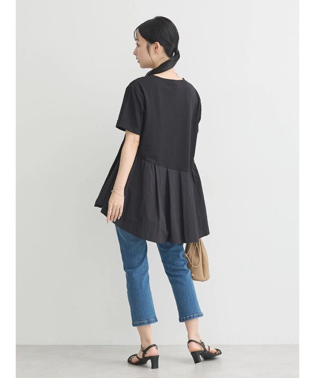 earth music&ecology クロップドデニムパンツ Medium Indigo