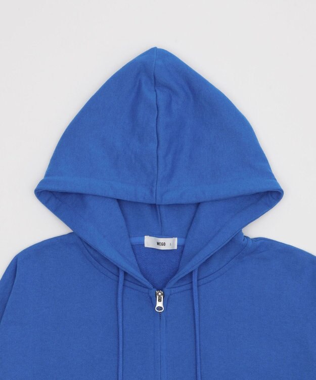 WEGO 【ユニセックス着用ITEM/MLサイズ展開】コンパクトフィットダブルZIPパーカー ブルー