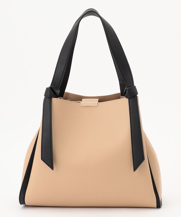 組曲 ノットデザイントートバッグ ベージュ系1