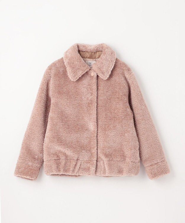 組曲 KIDS 【150-160cm】ハグミー ブルゾン ミルクティー系