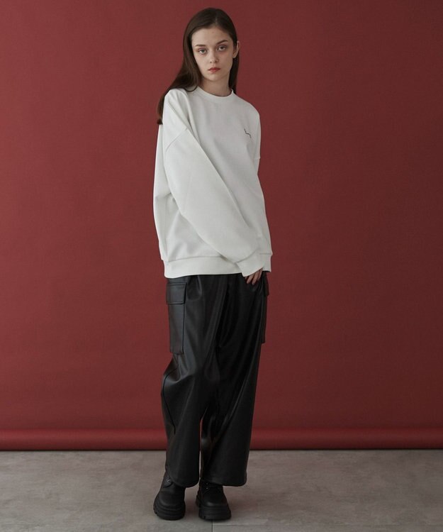 WEGO 【ユニセックス着用ITEM】AIRFUNCTIONワンポイントプルオーバー ホワイト