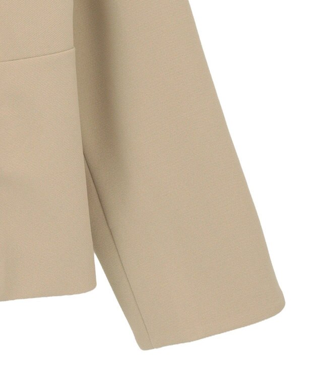 Green Parks Ｏ．洗えてストレッチ　ノーカラージャケット Light Beige