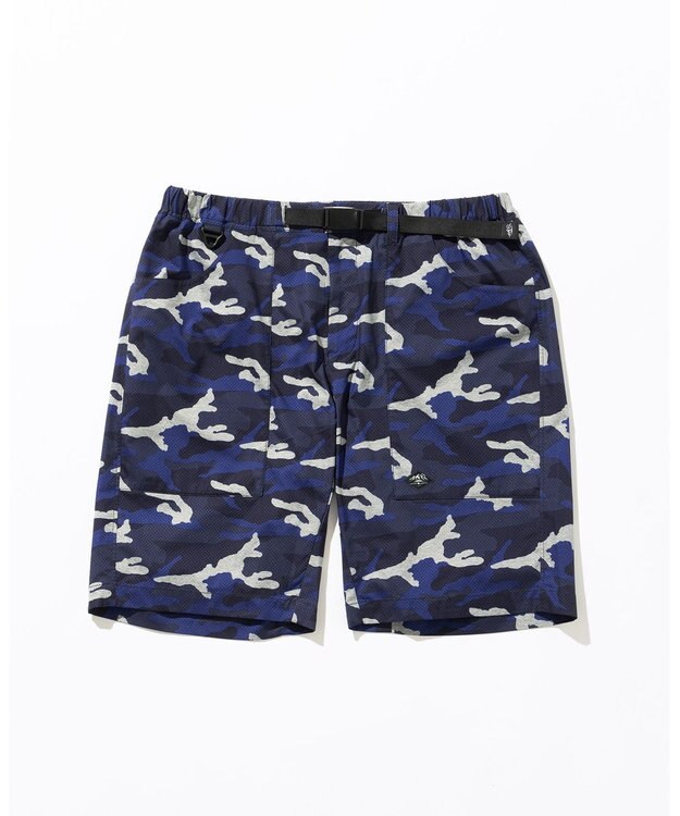 JOSEPH ABBOUD MOUNTAIN 【CREA掲載・ストレッチ/軽量/撥水】 エンボスカモフラージュ ショーツ ネイビー系6