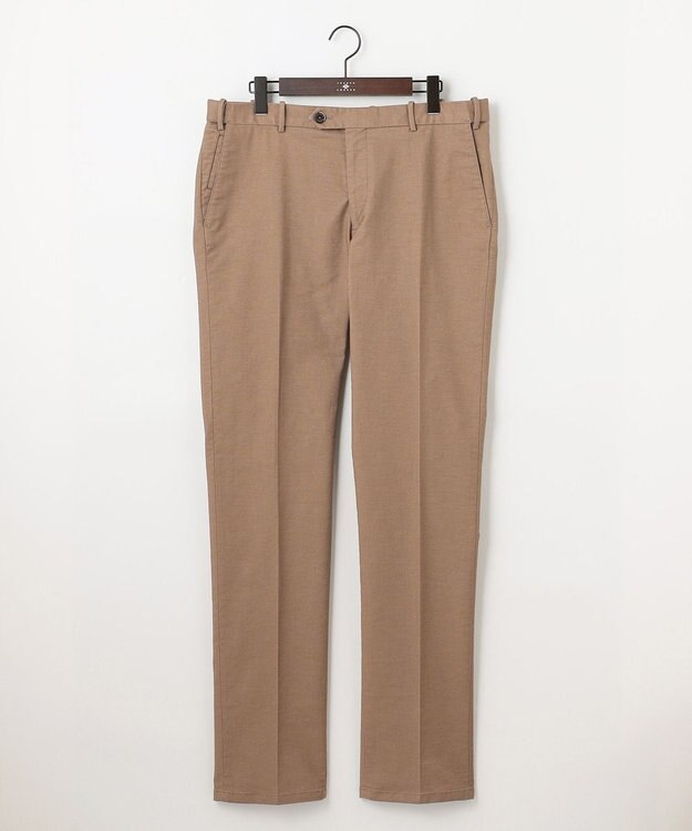 JOSEPH ABBOUD 【キングサイズ・ウエストも伸びる!/洗える/速乾/ストレッチ】ハイパワーシャンブレードビー パンツ ベージュ系