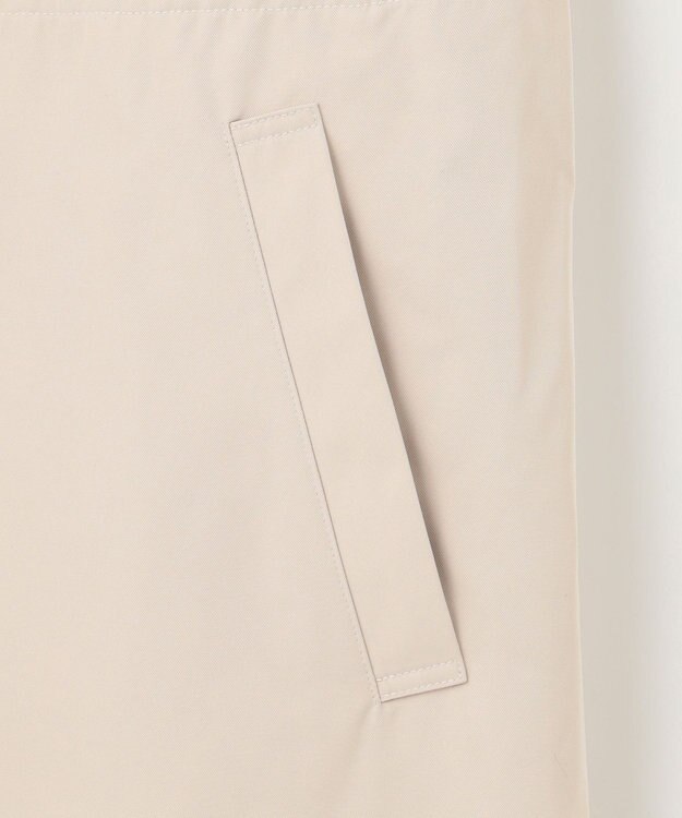 23区 【撥水加工】ライトツイル ノーカラーコート ベージュ系