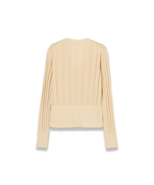 JOSEPH 【WEB&OUTLET限定・洗える】テクスチャードレーヨン　カーディガン Ecru