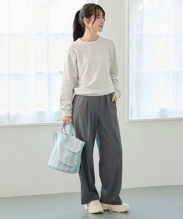 ROOTOTE 3518【ルートート】SN.デリ.リサイクルコットン-F 04：ピンク・ミント