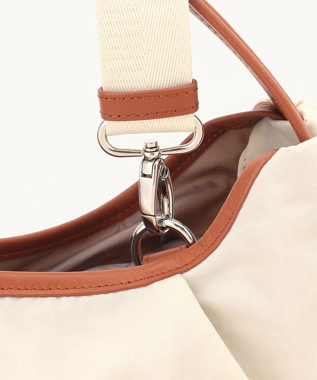 Y'SACCS シワナイロン2WAYトートバッグ Sサイズ アイボリー