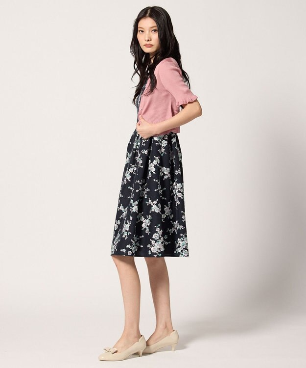 TOCCA HALF SLEEVE AJISAI  半袖カーディガン ピンク系