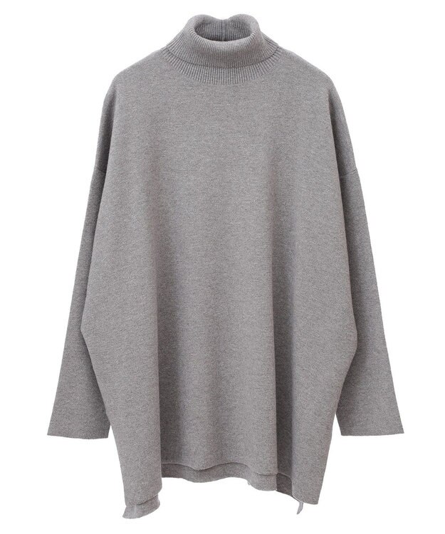 AMERICAN HOLIC バイパチタートルネックニットロングプルオーバー Gray Mixture