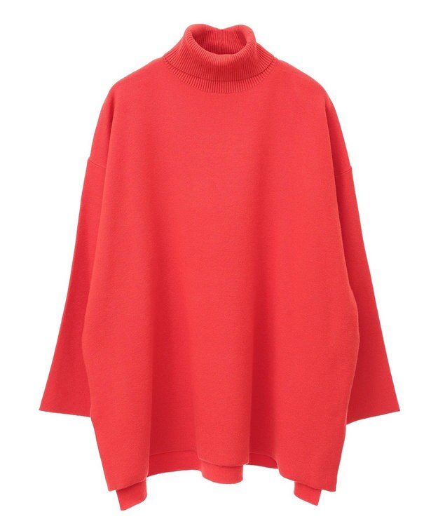 AMERICAN HOLIC バイパチタートルネックニットロングプルオーバー Orange