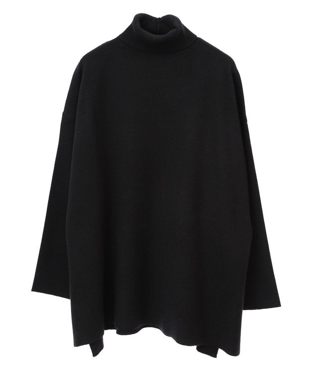 AMERICAN HOLIC バイパチタートルネックニットロングプルオーバー Black