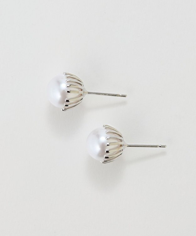 Phoebe <オンワード限定セット>トゥウィンクルフレームパールピアス×クラッシービジューカチューシャ シルバー シルバー