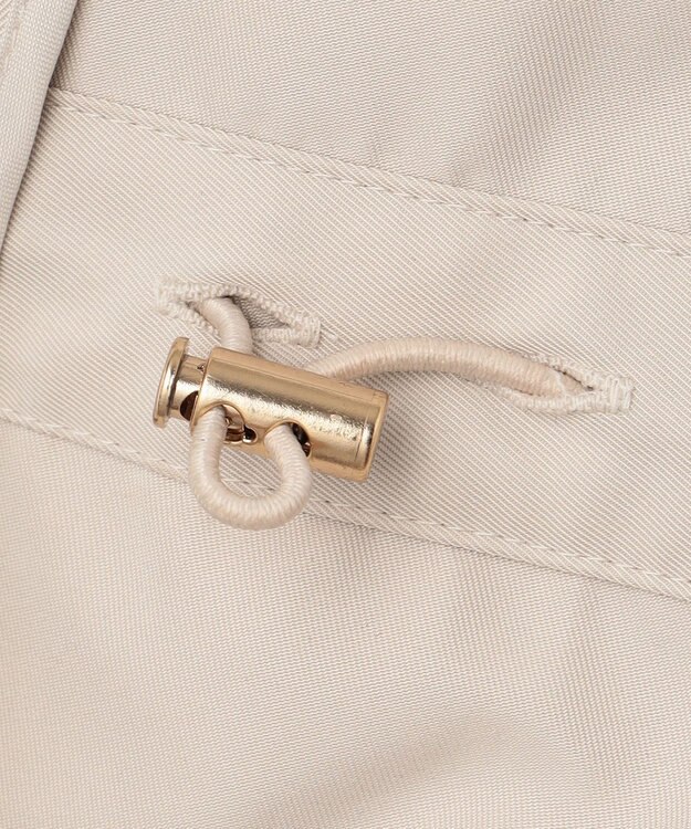 23区 【撥水加工】ライトツイル ノーカラーコート ベージュ系