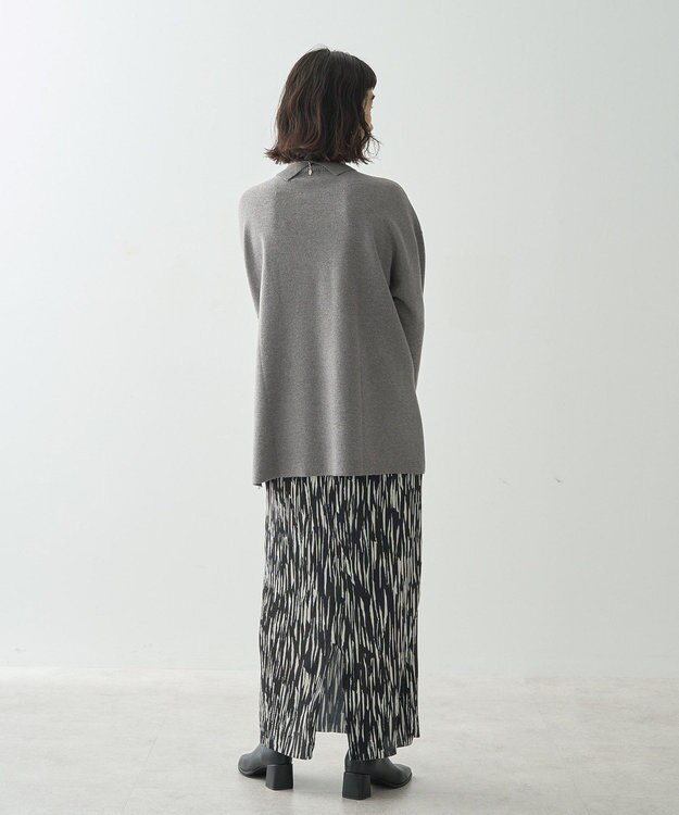 AMERICAN HOLIC バイパチタートルネックニットロングプルオーバー Gray Mixture