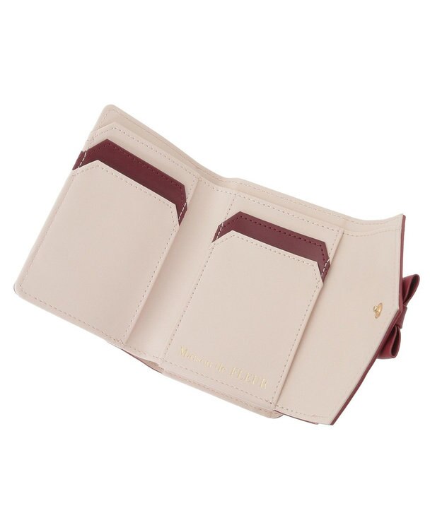 Maison de FLEUR レター型ウォレット Pink