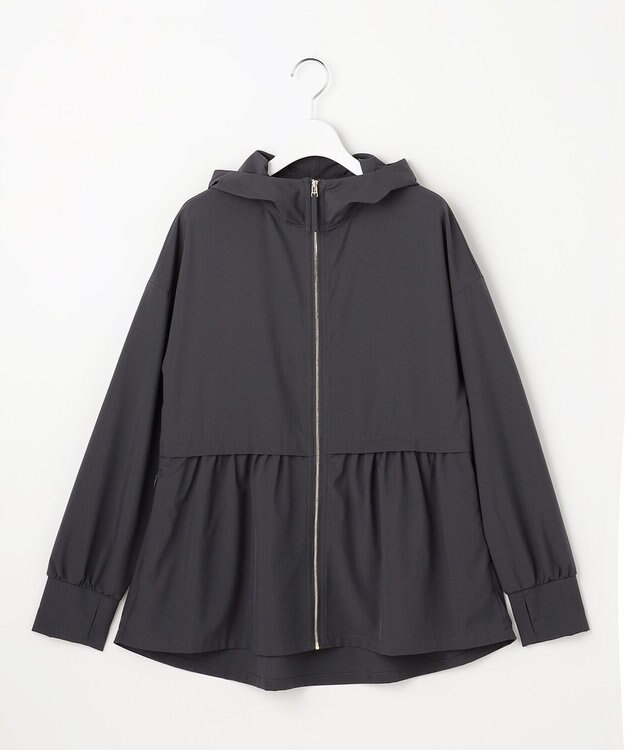 ANY SIS S ラッシュガード ジップアップフーディー チャコール