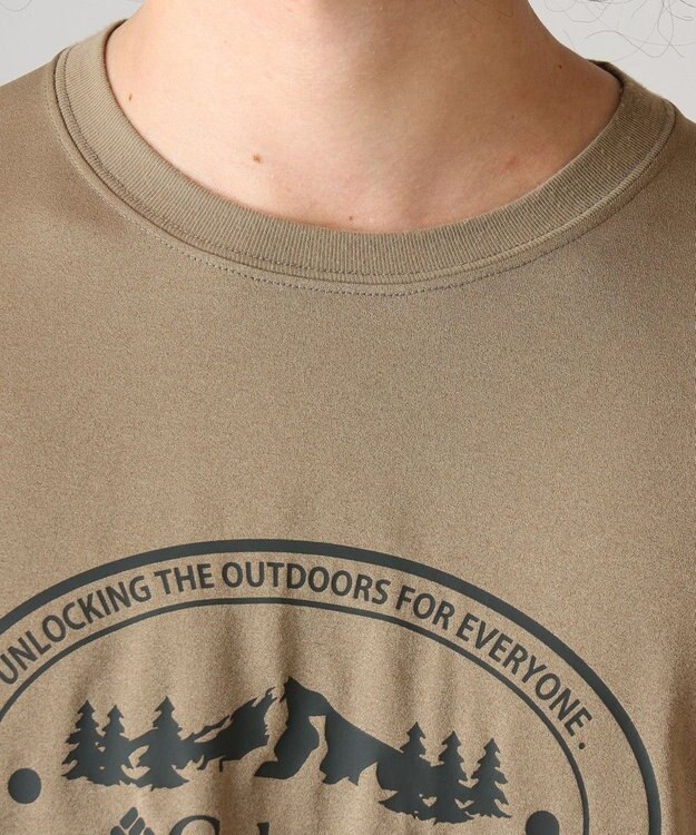 Columbia Columbia/ コールドベイダッシュショートスリーブTシャツ /コロンビア Flax Front Print