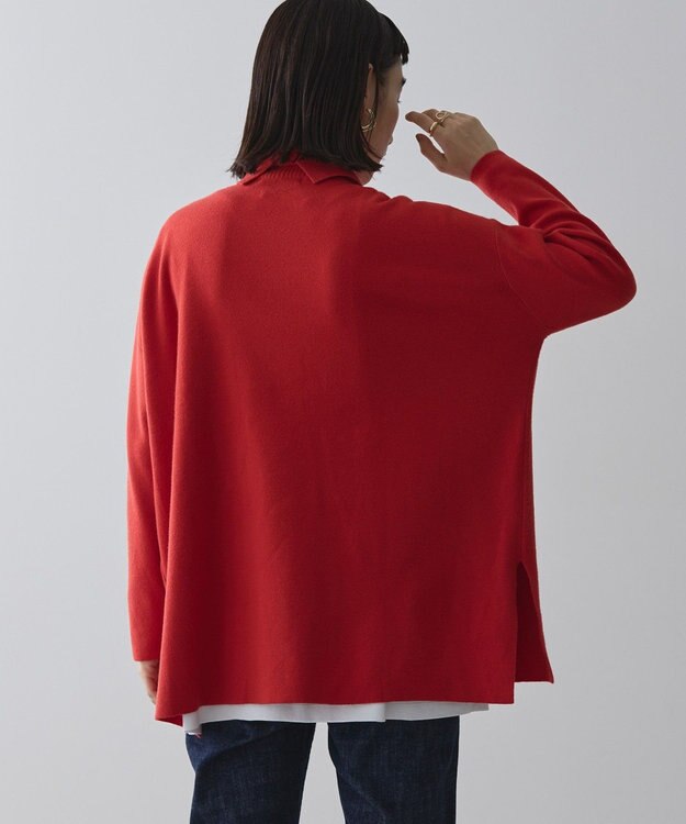 AMERICAN HOLIC バイパチタートルネックニットロングプルオーバー Orange