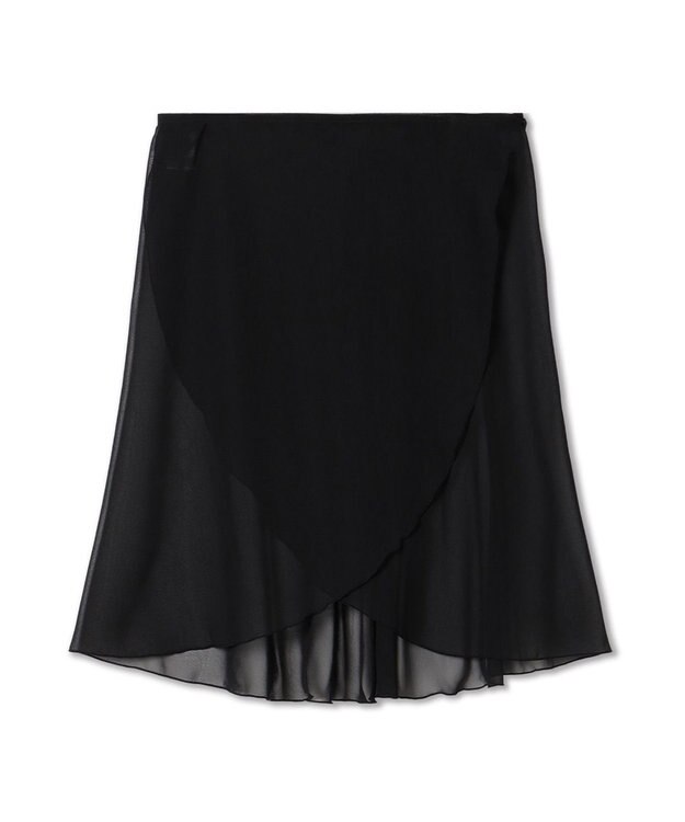 Chacott 巻きスカート ブラック