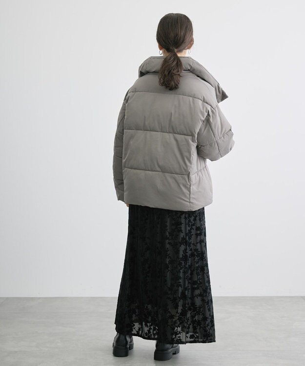 AMERICAN HOLIC リサイクル軽ポカ撥水加工スタンドショートコート Mocha