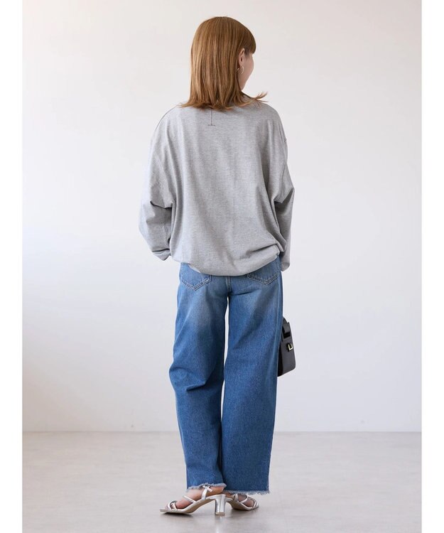 AMERICAN HOLIC ドルマンコクーンカットプルオーバー2 Light Gray Mixture