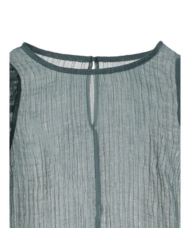 Green Parks ・ＡＮＤ　ＳＥＡＲＣＨ　シアーパワーショルダーブラウス Green