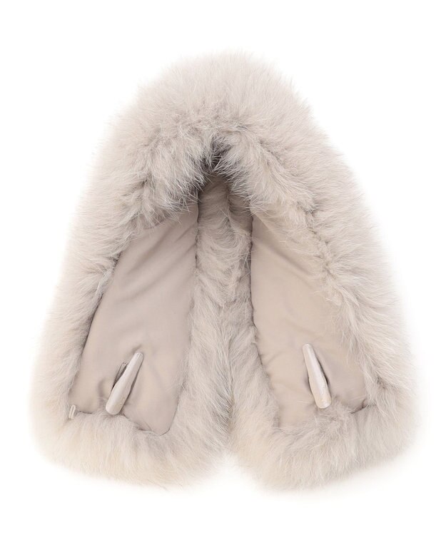 23区 リアルファー ティペット ベージュ系