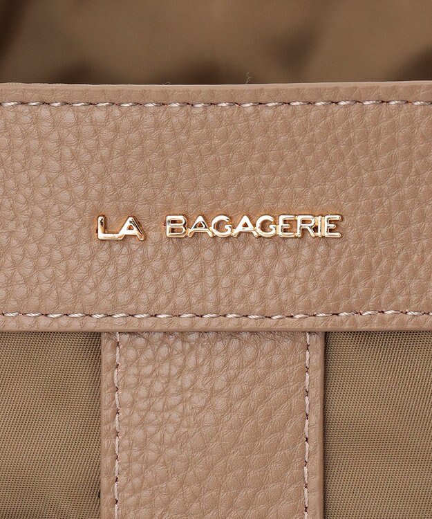 LA BAGAGERIE コンビ2WAYトートバッグ SMALL ベージュ