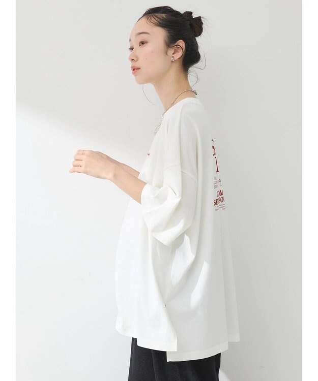 earth music&ecology ａｗｅｓｏｍｅ　ルーズＴ Off White