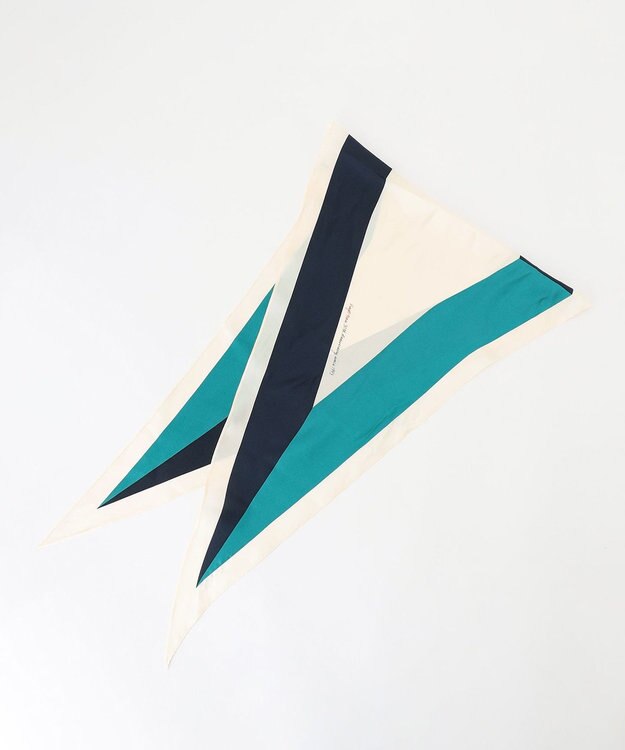 23区 【Oggi4月号掲載】ダイヤ スカーフ グリーン系