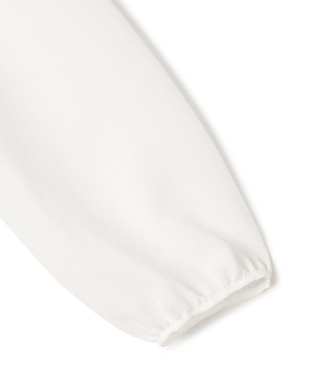 23区 【洗える】ジョーゼットフリル ブラウス ホワイト系