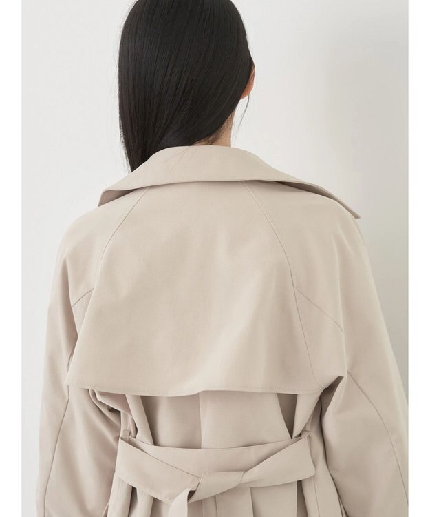 earth music&ecology ベーシックトレンチコート Light Beige