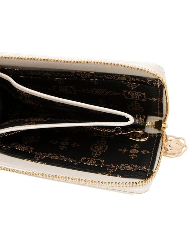 ANNA SUI ウィズスネーク  マルチケース パールホワイト