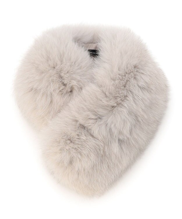 23区 リアルファー ティペット ベージュ系