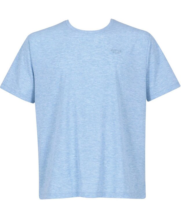 CW-X 【UNISEX】 CW-X トップス Ｔシャツ 半袖 3分袖 Ｕネック 吸汗速乾(本体) ユニセックス DLR115 /ワコール サックス