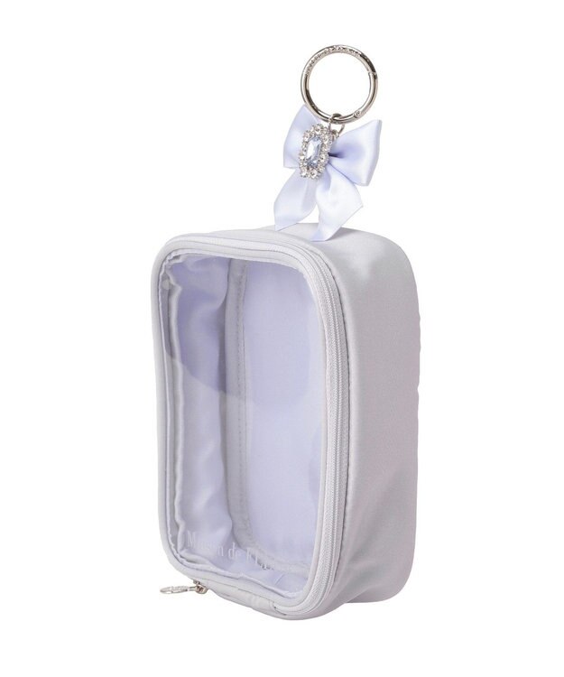 Maison de FLEUR ＥＣ限定ブルーマニアクリアポーチ Grayish Blue