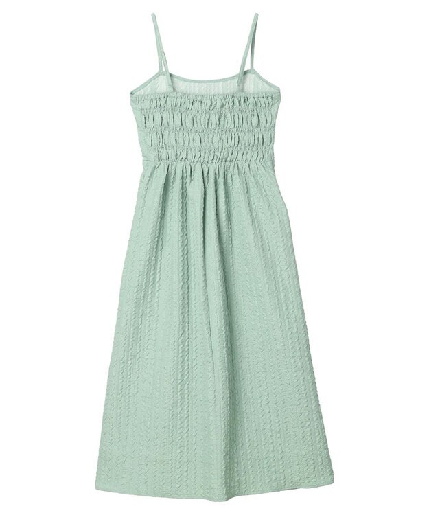 Green Parks ・ｎｏｖｅｍ９　フクレジャカードキャミワンピ Mint Green