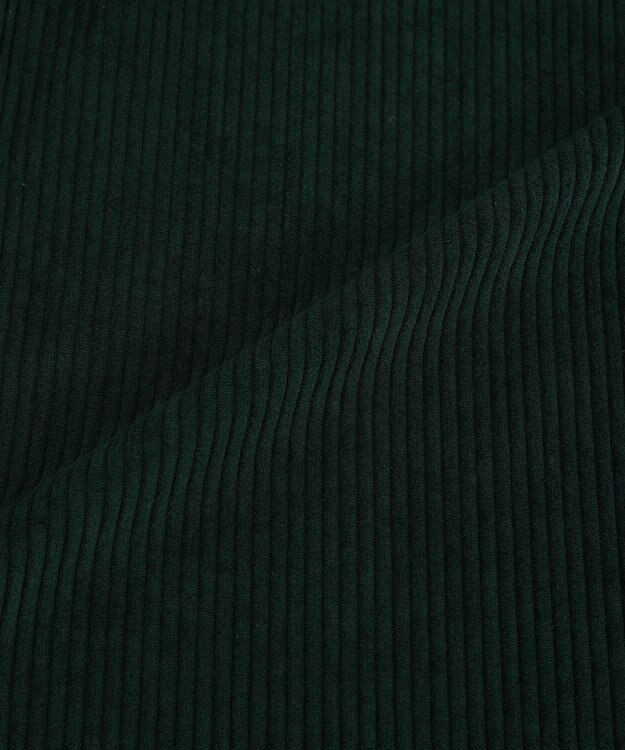 Green Parks 太畝コーデュロイカラーパンツ Dark Green