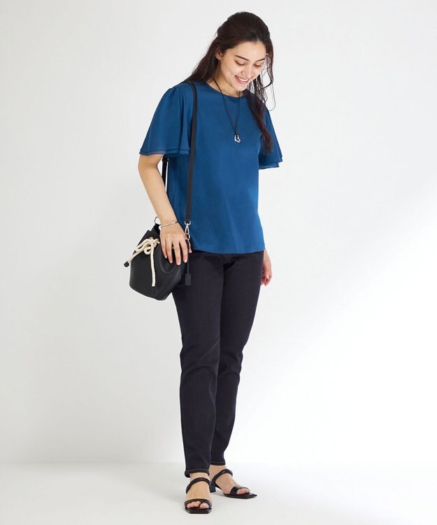 23区 L 【Lサイズ限定】23区DENIM ストレッチフィット スキニーパンツ ネイビー系